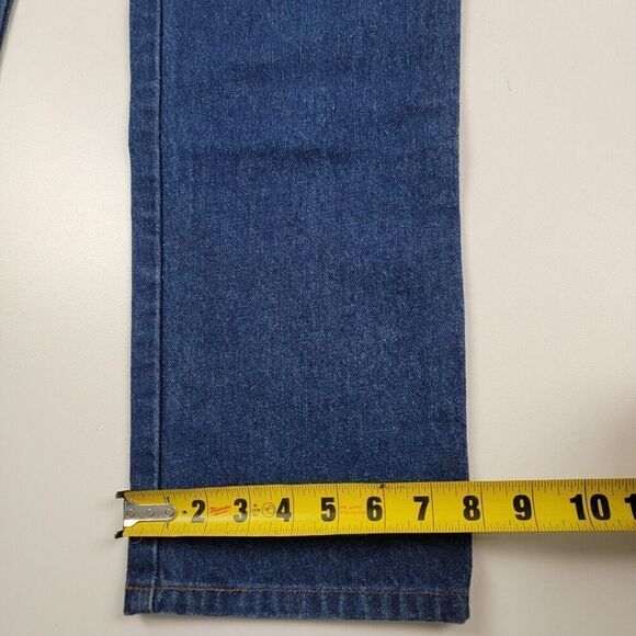 VTG Rockies Rocky Mountain High Rise Mom Jeans ASL Blue Denim 33/15 Bareback 90s - Picture 12 of 14